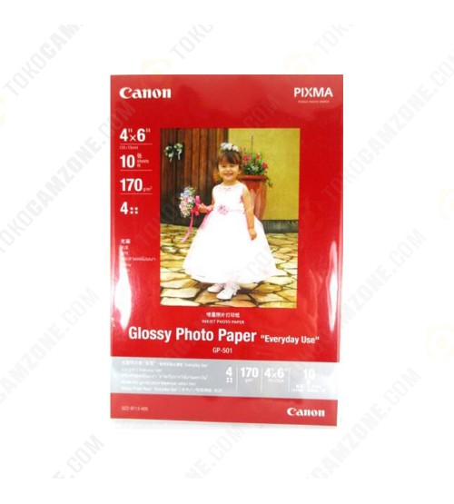 Canon Glossy Photo GP-501/4x6 (10 Sheets)